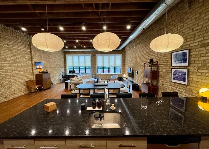 Apartment Huge! 3 King Bedrooms With Private Rooftop Lounge On Fulton Market Chicago